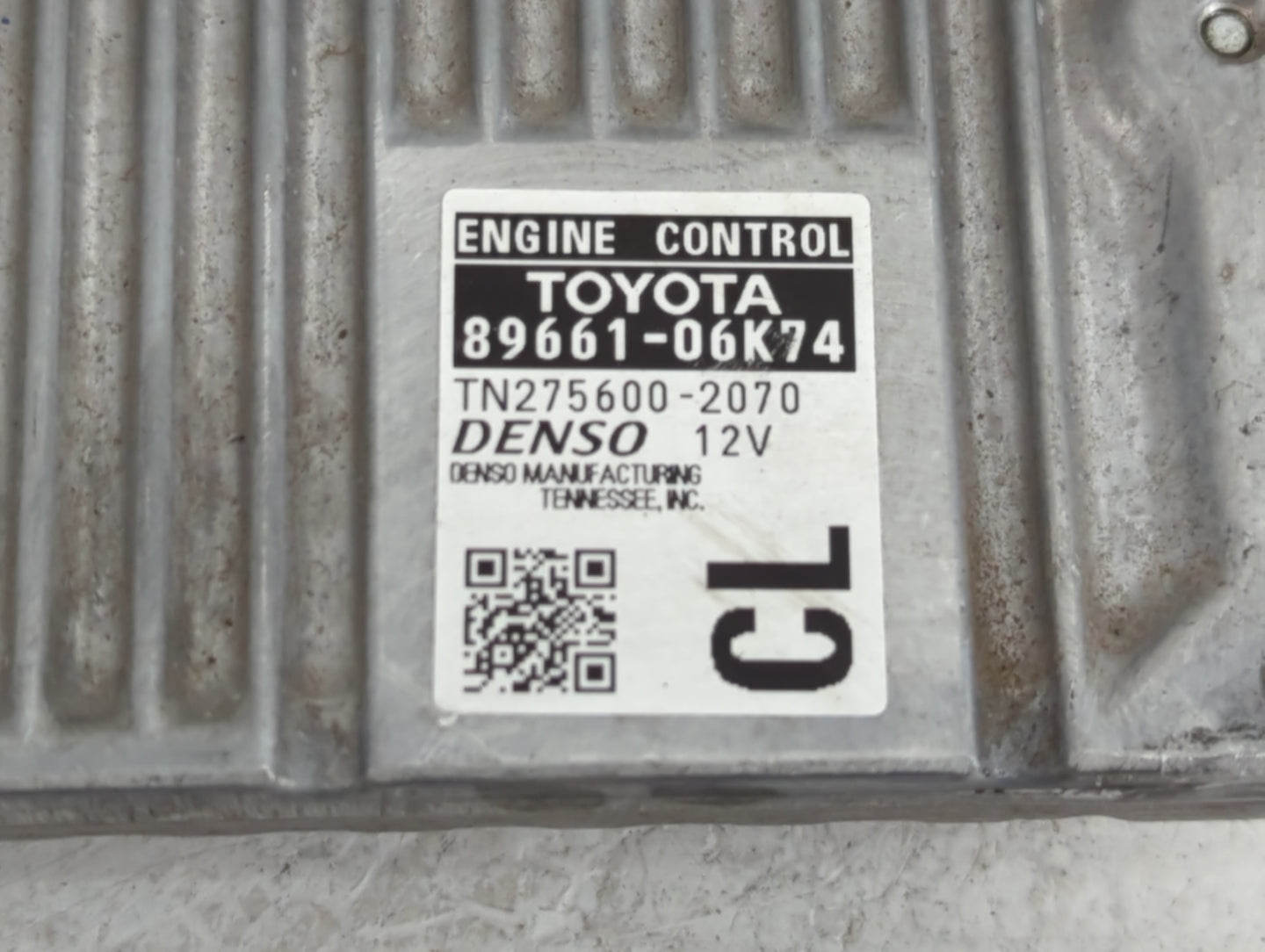 2012-2014 Toyota Camry PCM Engine Control Computer ECU ECM PCU OEM P/N:TN275600-2070 89661-06K74 Fits Fits 2012 2013 2014 OE