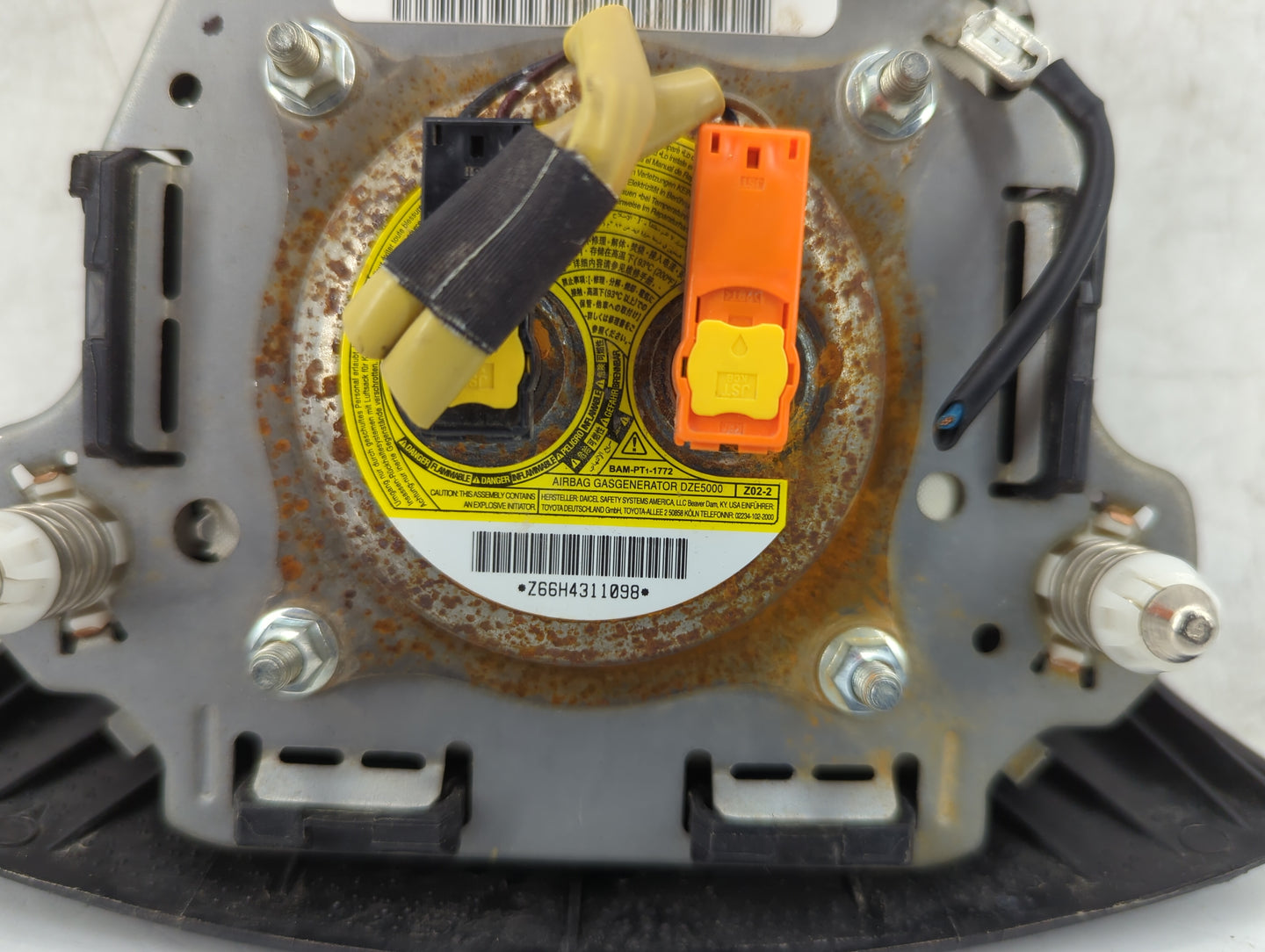 2012-2014 Toyota Camry Air Bag Driver Left Steering Wheel Mounted Fits Fits 2012 2013 2014 2015 2016 OEM Used Auto Parts - O