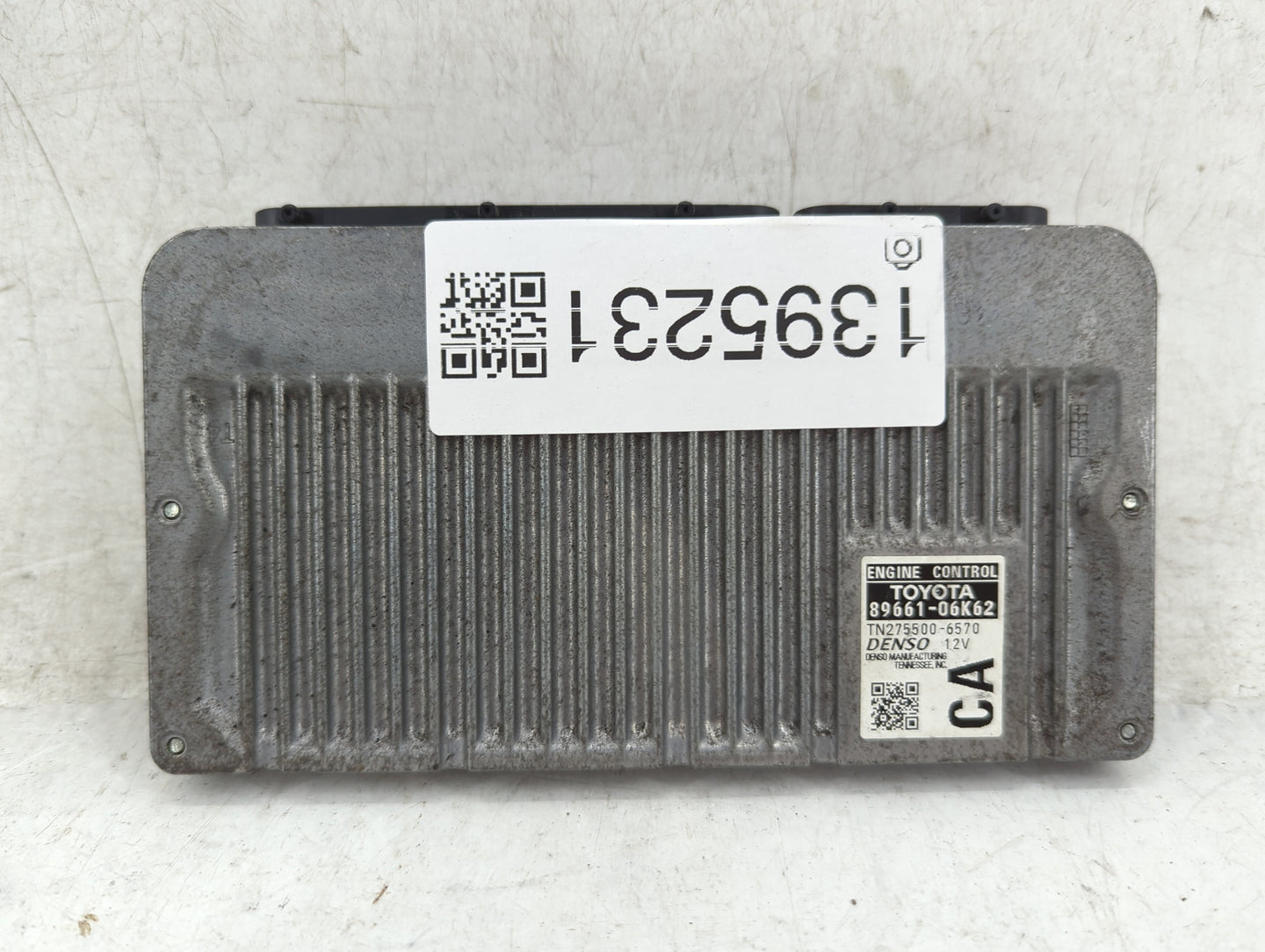 2012-2014 Toyota Camry PCM Engine Control Computer ECU ECM PCU OEM P/N:89661-06K62 Fits Fits 2012 2013 2014 OEM Used Auto Pa