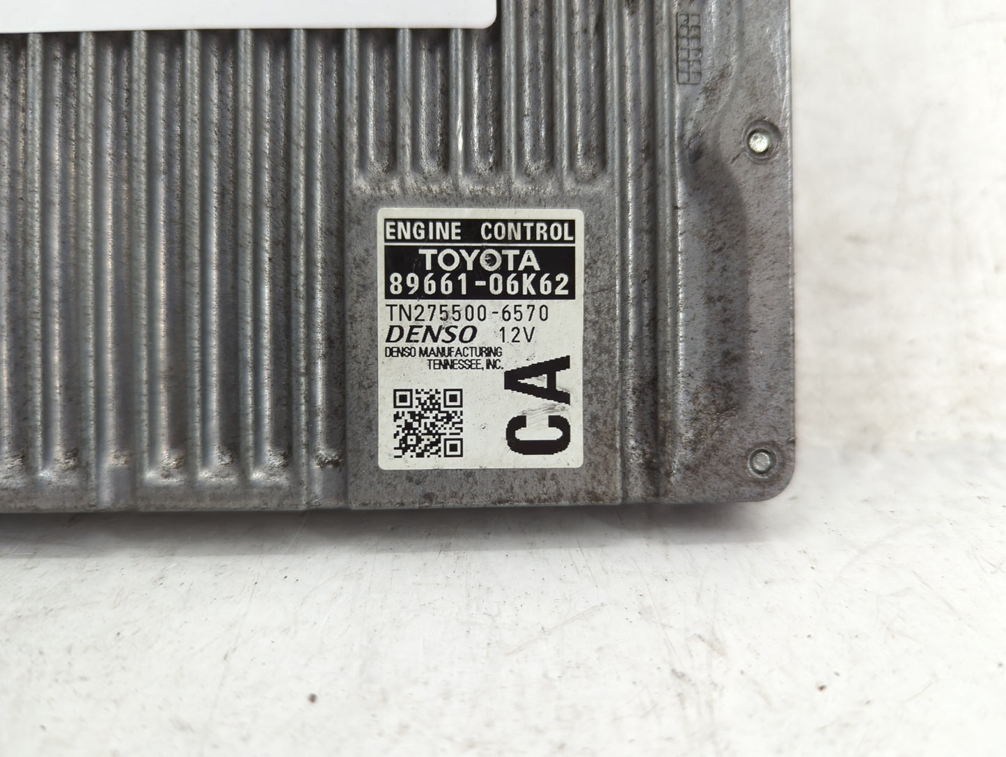 2012-2014 Toyota Camry PCM Engine Control Computer ECU ECM PCU OEM P/N:89661-06K62 Fits Fits 2012 2013 2014 OEM Used Auto Pa