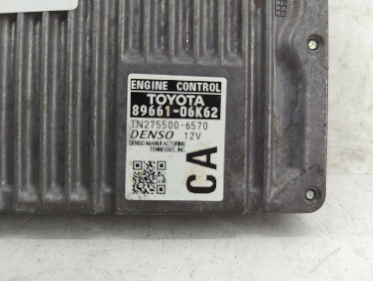 2012-2014 Toyota Camry PCM Engine Control Computer ECU ECM PCU OEM P/N:89661-06K62 Fits Fits 2012 2013 2014 OEM Used Auto Pa