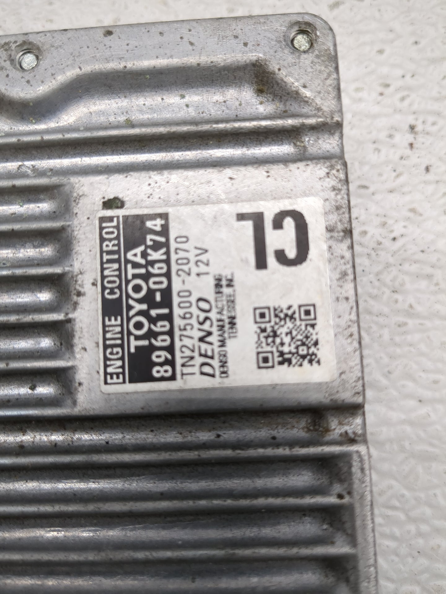 2012-2014 Toyota Camry PCM Engine Control Computer ECU ECM PCU OEM P/N:89661-06K74 TN275600-2070 Fits Fits 2012 2013 2014 OE