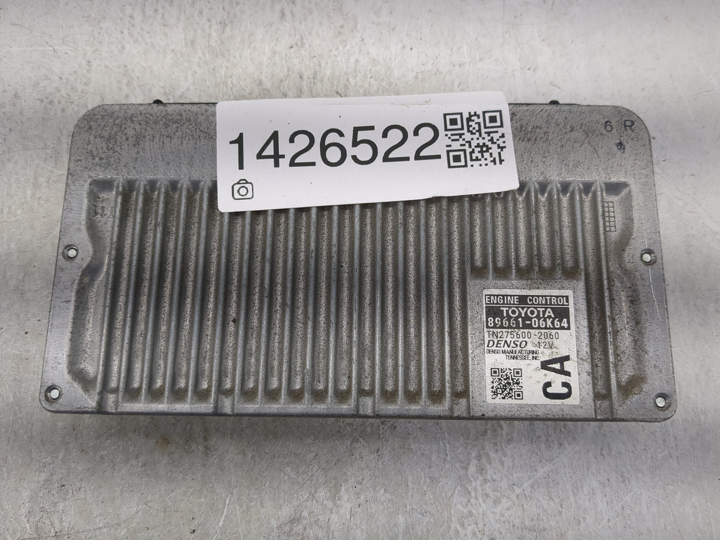 2012-2014 Toyota Camry PCM Engine Control Computer ECU ECM PCU OEM P/N:89661-06K64 TN275600-2060 Fits Fits 2012 2013 2014 OE
