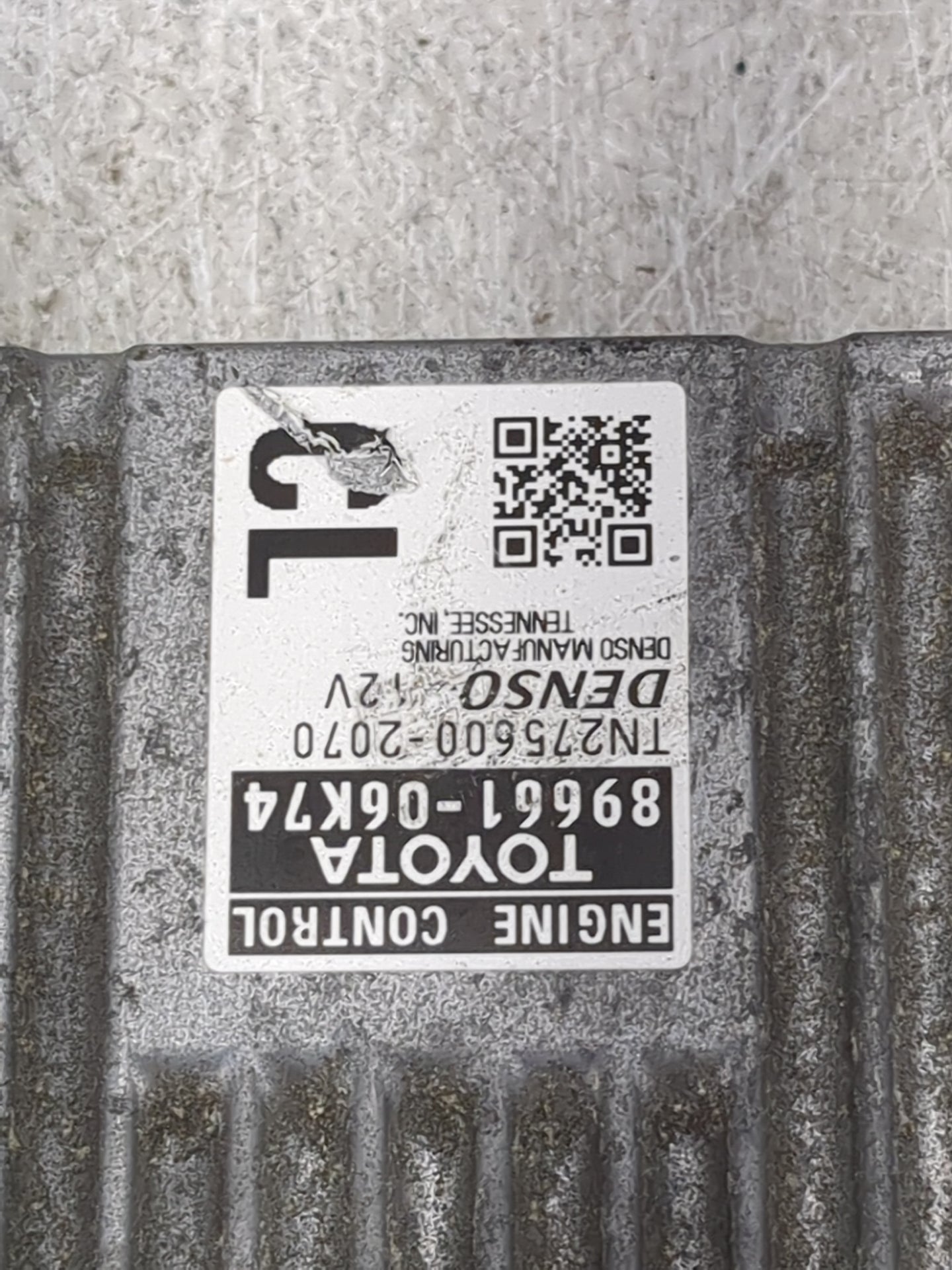 2012-2014 Toyota Camry PCM Engine Control Computer ECU ECM PCU OEM P/N:89661-06K74 Fits Fits 2012 2013 2014 OEM Used Auto Pa