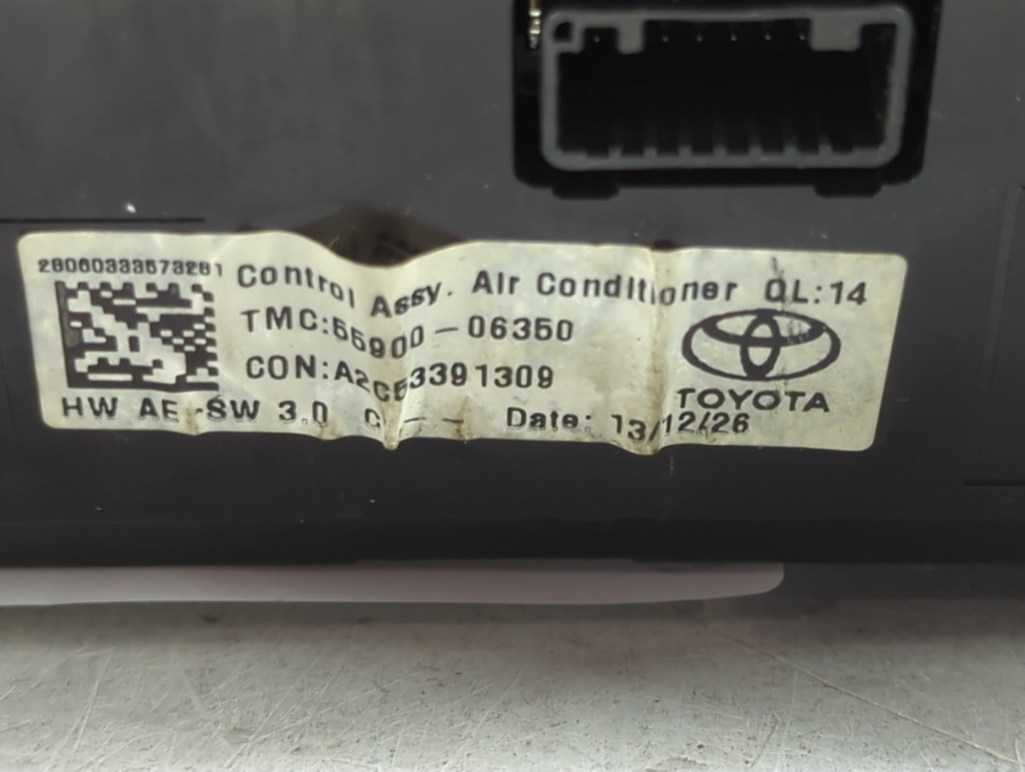 2012-2014 Toyota Camry Climate Control Module Temperature AC/Heater Replacement P/N:55900-06350 A2C53391309 Fits OEM Used Au