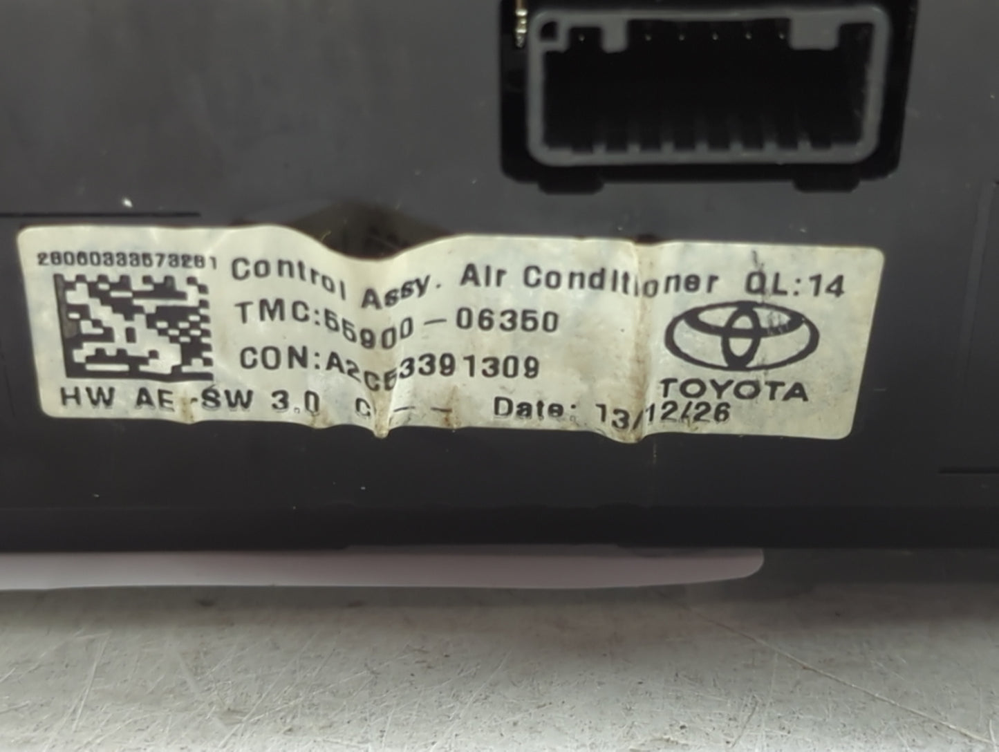 2012-2014 Toyota Camry Climate Control Module Temperature AC/Heater Replacement P/N:55900-06350 A2C53391309 Fits OEM Used Au