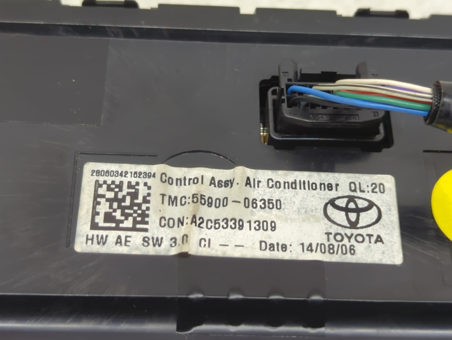 2012-2014 Toyota Camry Climate Control Module Temperature AC/Heater Replacement P/N:55900-06350 A2C53391309 Fits OEM Used Au