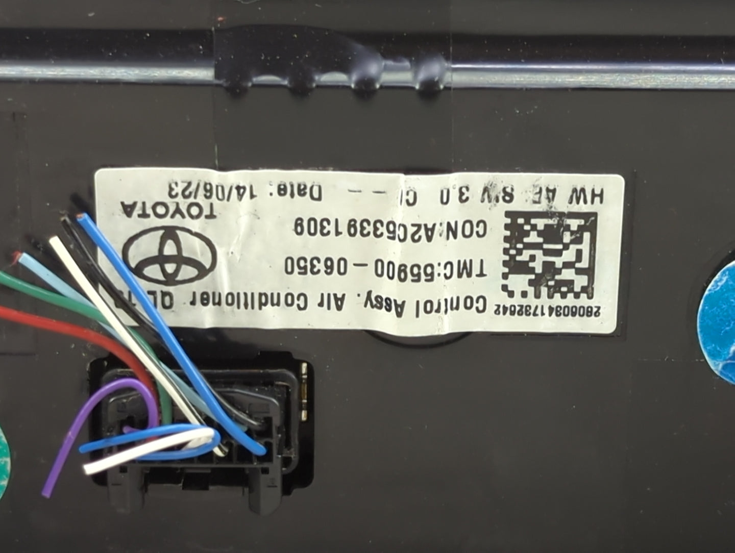 2014 Toyota Camry Climate Control Module Temperature AC/Heater Replacement P/N:55900-06350 A2C63391309 Fits OEM Used Auto Pa