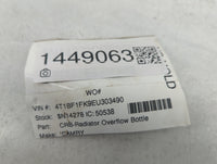 2012-2017 Toyota Camry Radiator Coolant Overflow Expansion Tank Bottle - Oemusedautoparts1.com