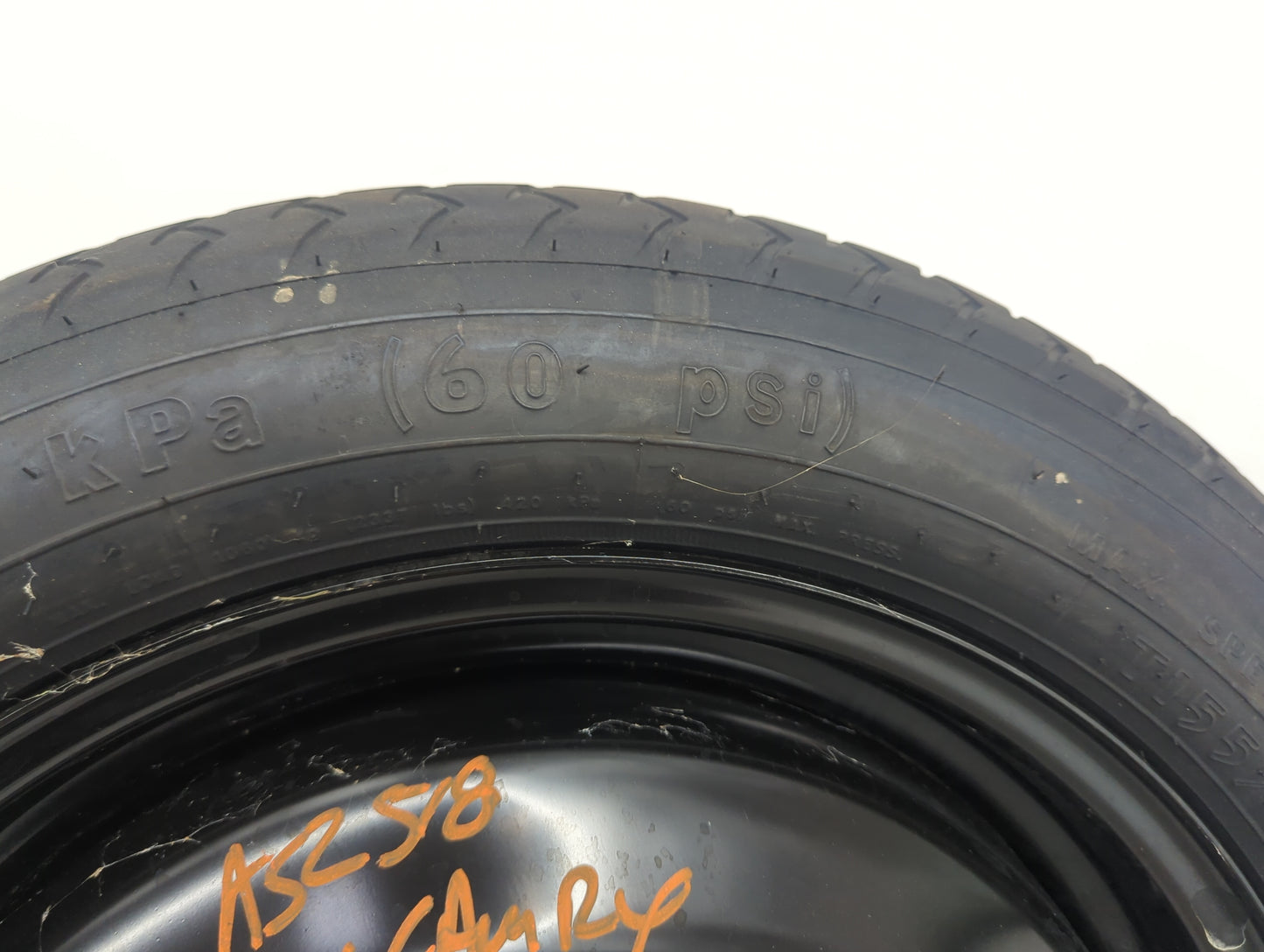 2007-2017 Toyota Camry Spare Donut Tire Wheel Rim Oem 1462335 - Oemusedautoparts1.com