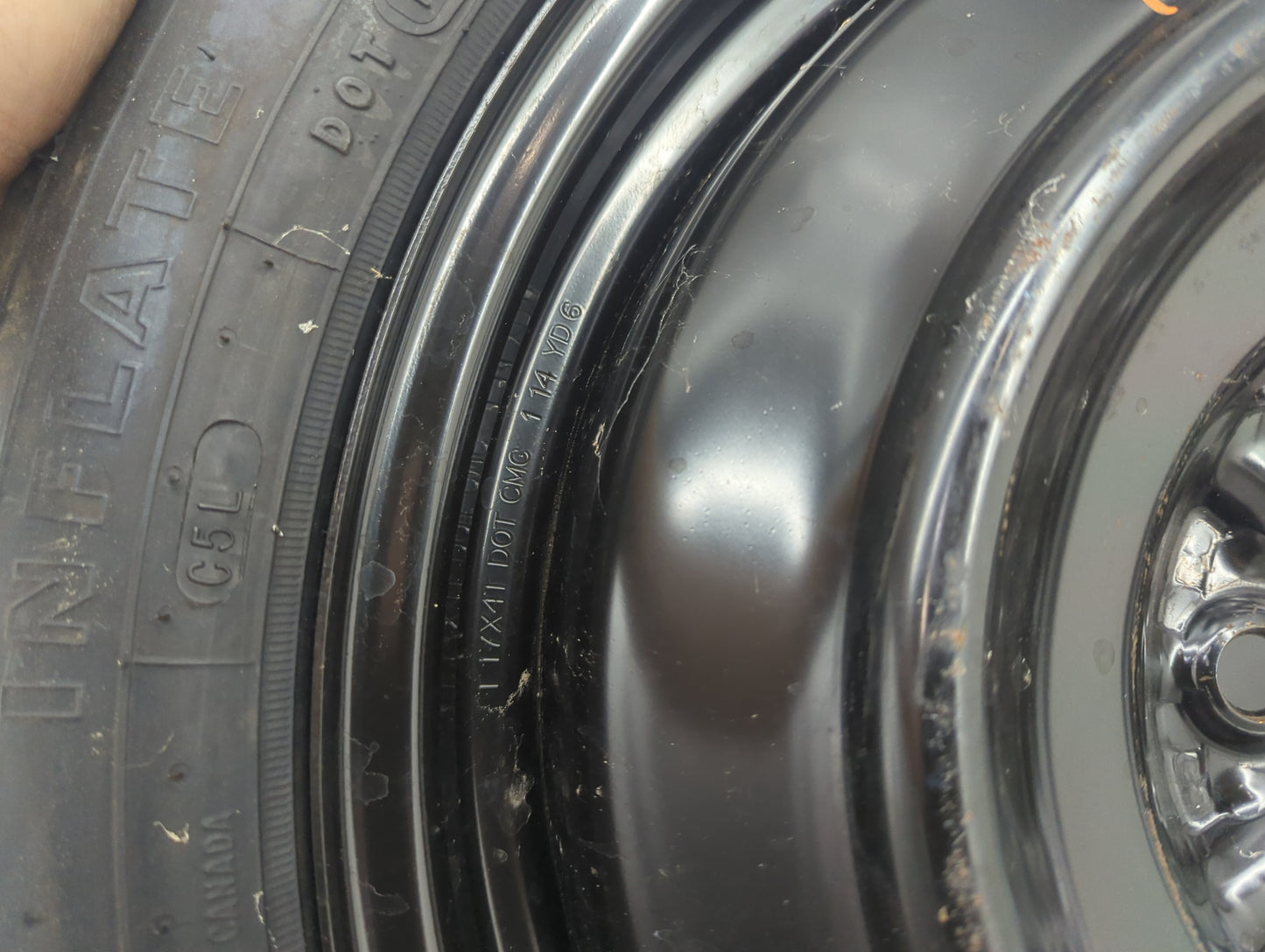 2007-2017 Toyota Camry Spare Donut Tire Wheel Rim Oem 1462335 - Oemusedautoparts1.com