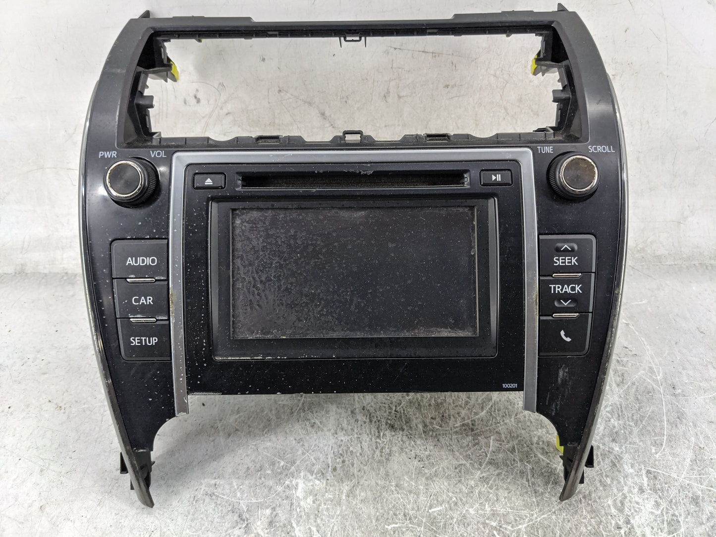 2014 Toyota Camry Radio AM FM Cd Player Receiver Replacement P/N:86140-06190 138000-3280E101, ML811313 Fits OEM Used Auto Pa