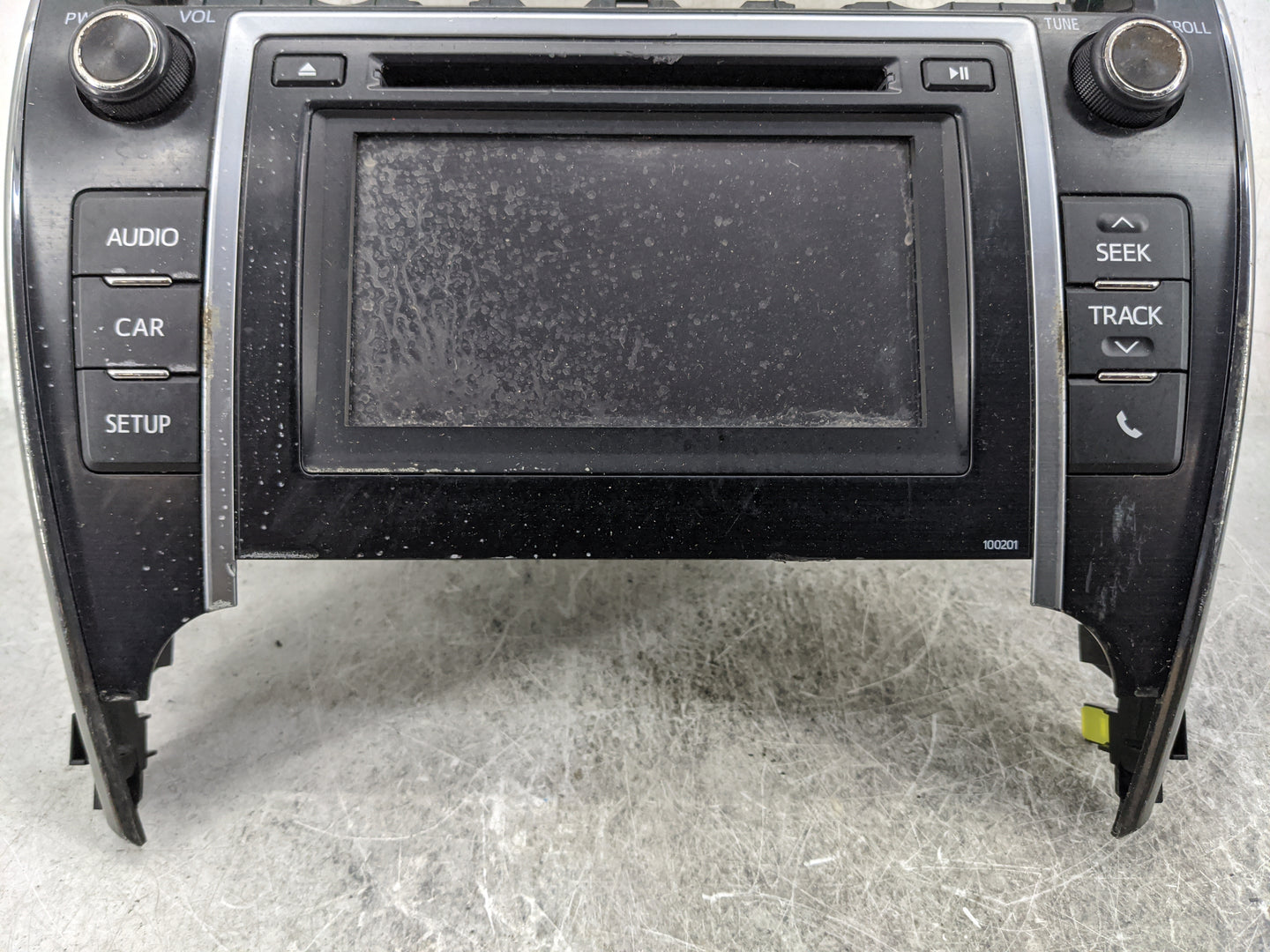 2014 Toyota Camry Radio AM FM Cd Player Receiver Replacement P/N:86140-06190 138000-3280E101, ML811313 Fits OEM Used Auto Pa