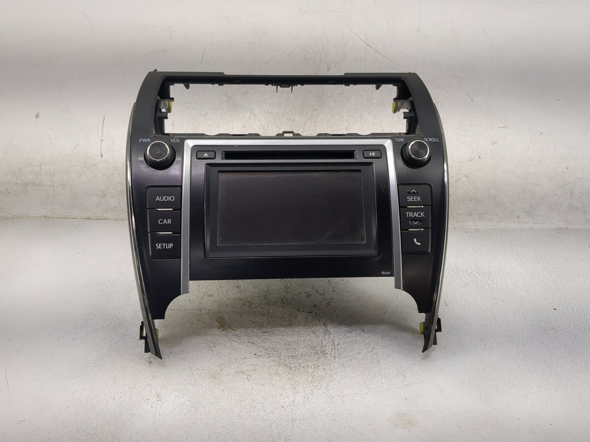 2014 Toyota Camry Radio AM FM Cd Player Receiver Replacement P/N:86140-06190 138000-3280D101 Fits OEM Used Auto Parts - Oemu