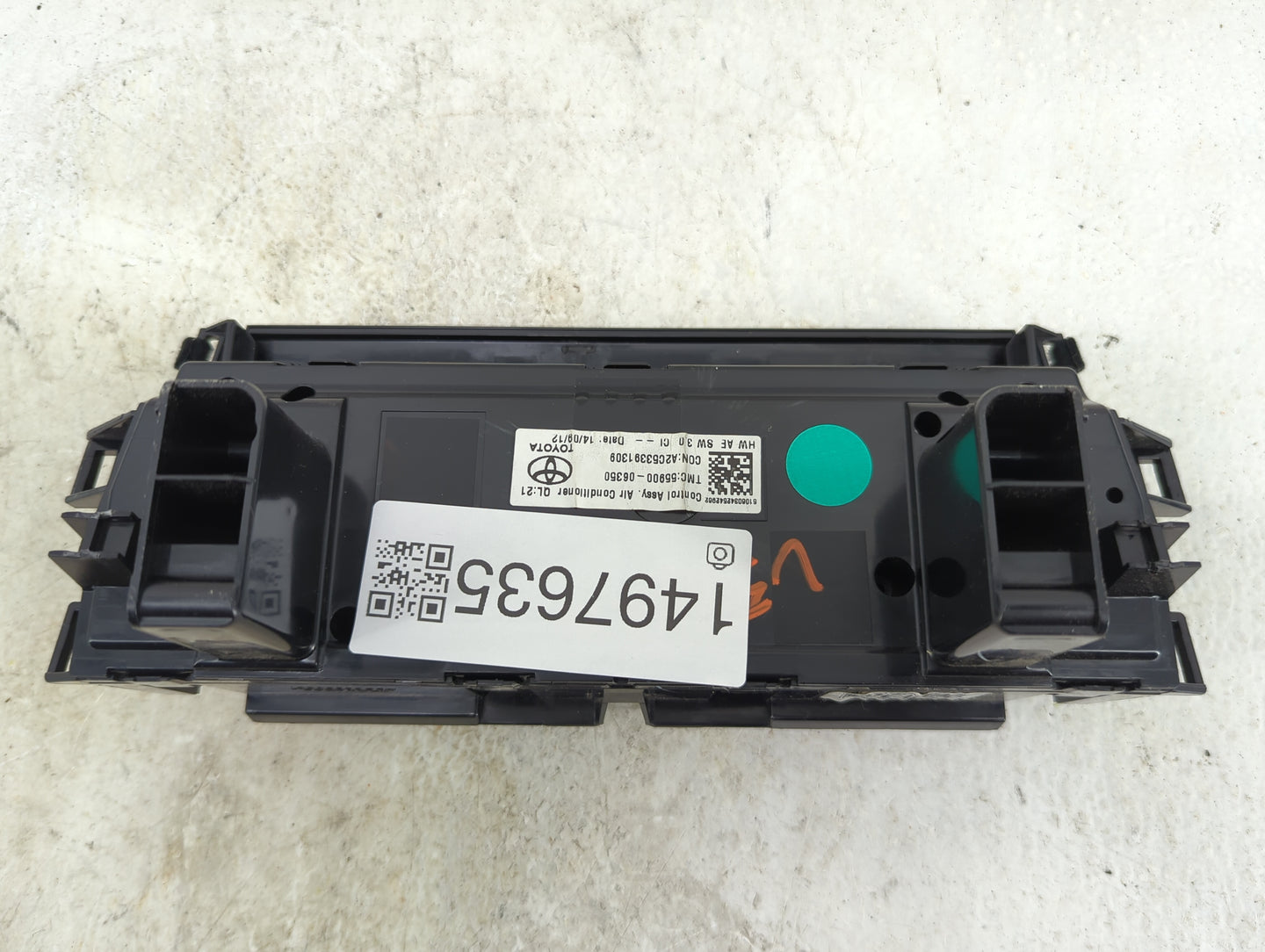 2012-2014 Toyota Camry Climate Control Module Temperature AC/Heater Replacement P/N:55900-06360 A2C53391309 Fits OEM Used Au