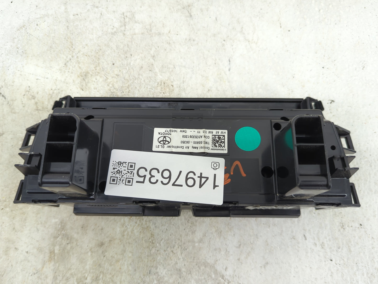 2012-2014 Toyota Camry Climate Control Module Temperature AC/Heater Replacement P/N:55900-06360 A2C53391309 Fits OEM Used Au
