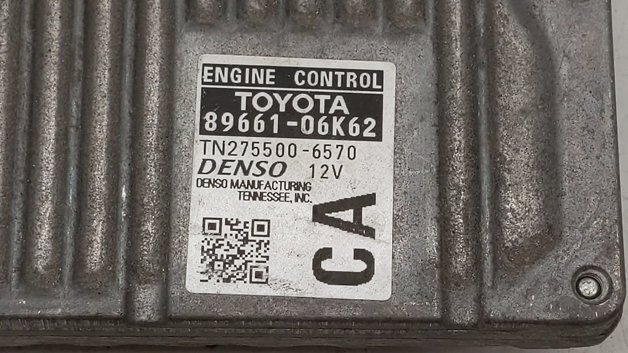 2012-2014 Toyota Camry PCM Engine Control Computer ECU ECM PCU OEM P/N:89661-06K63 89661-06K84 Fits Fits 2012 2013 2014 OEM 