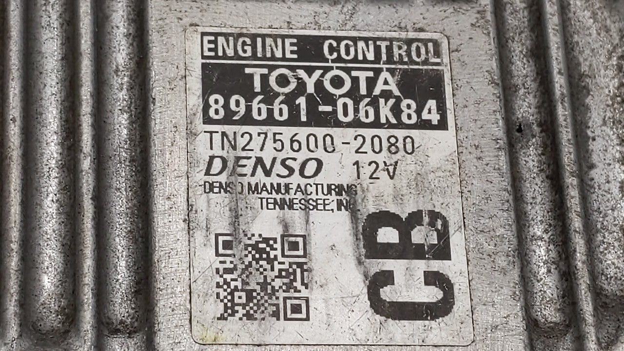 2014 Toyota Camry PCM Engine Control Computer ECU ECM PCU OEM P/N:89661-06K84 Fits OEM Used Auto Parts - Oemusedautoparts1.c