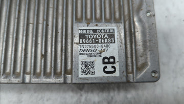2014 Toyota Camry PCM Engine Control Computer ECU ECM PCU OEM P/N:89661-06K83 89661-06K84 Fits OEM Used Auto Parts