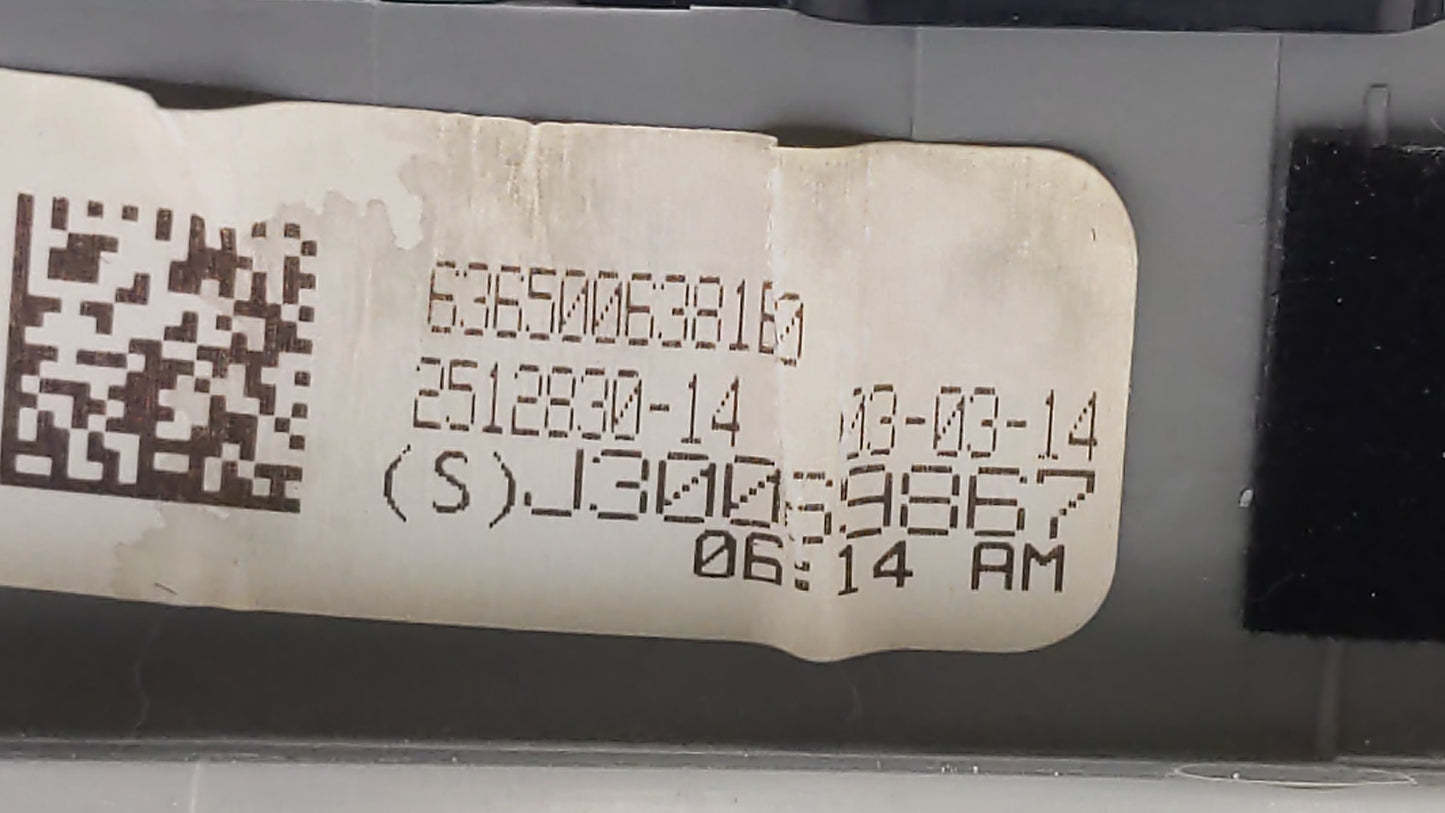 2014 Toyota Camry Overhead Roof Console - Oemusedautoparts1.com