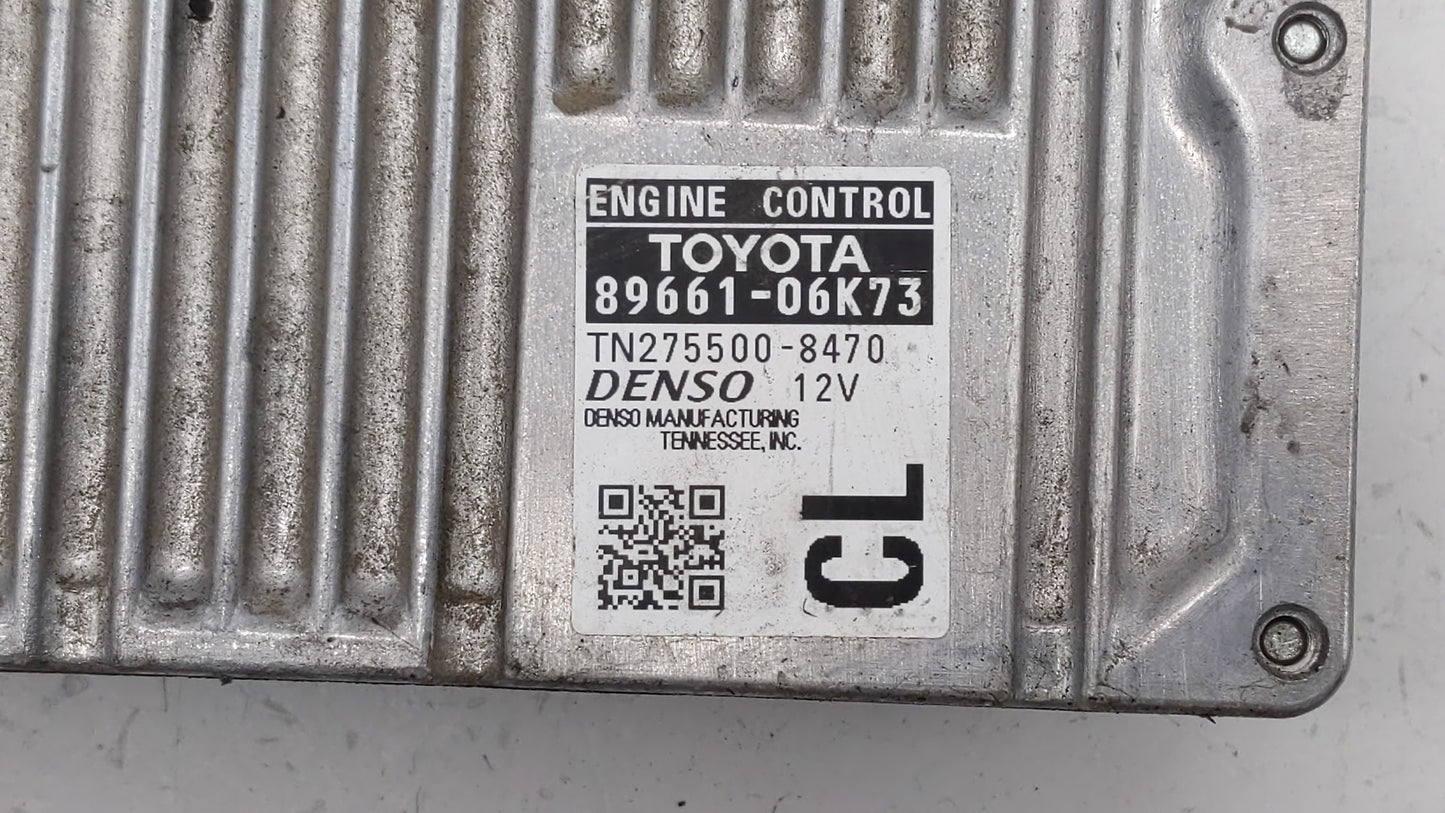 2012-2014 Toyota Camry PCM Engine Control Computer ECU ECM PCU OEM P/N:89661-06K63 89661-06K84 Fits Fits 2012 2013 2014 OEM 