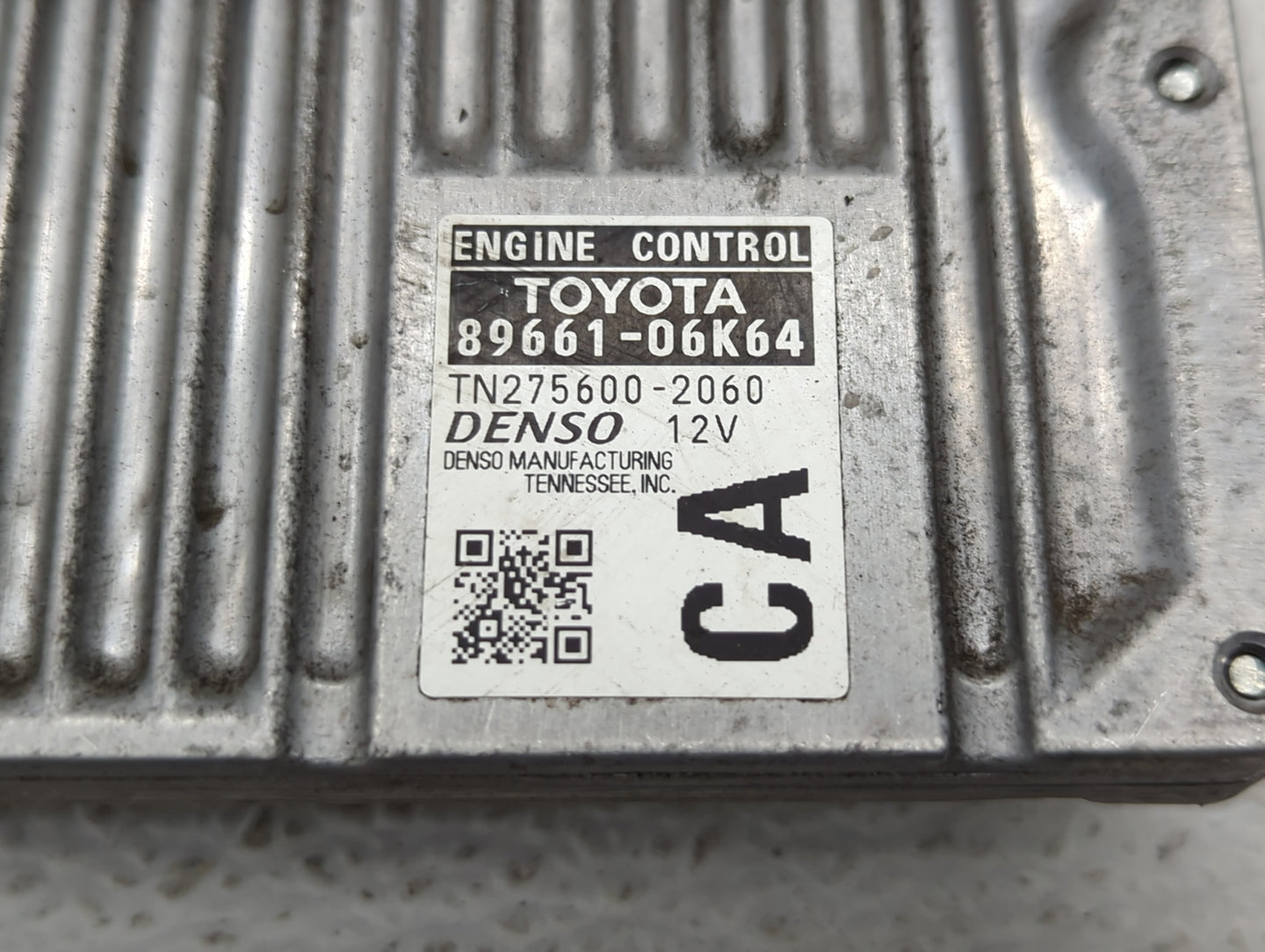 2012-2014 Toyota Camry PCM Engine Control Computer ECU ECM PCU OEM P/N:89661-06K64 89661-06K62 Fits Fits 2012 2013 2014 OEM 