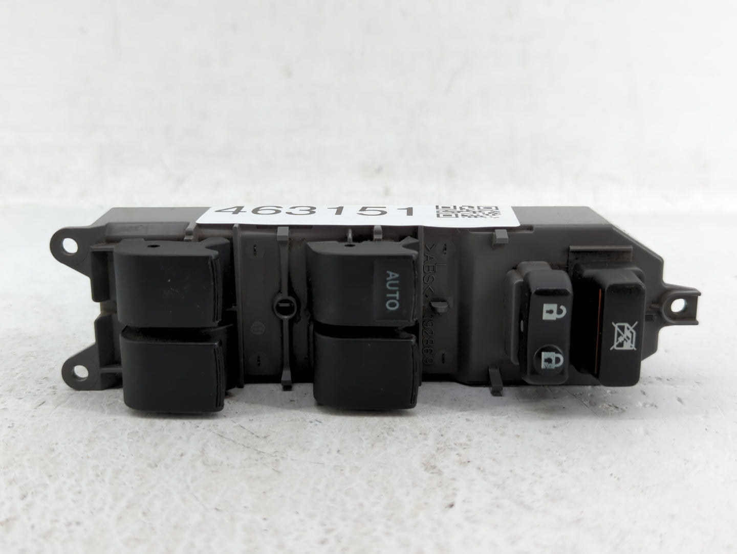 2007-2014 Toyota Camry Master Power Window Switch Replacement Driver Side Left P/N:192869 74232-06370 Fits OEM Used Auto Par