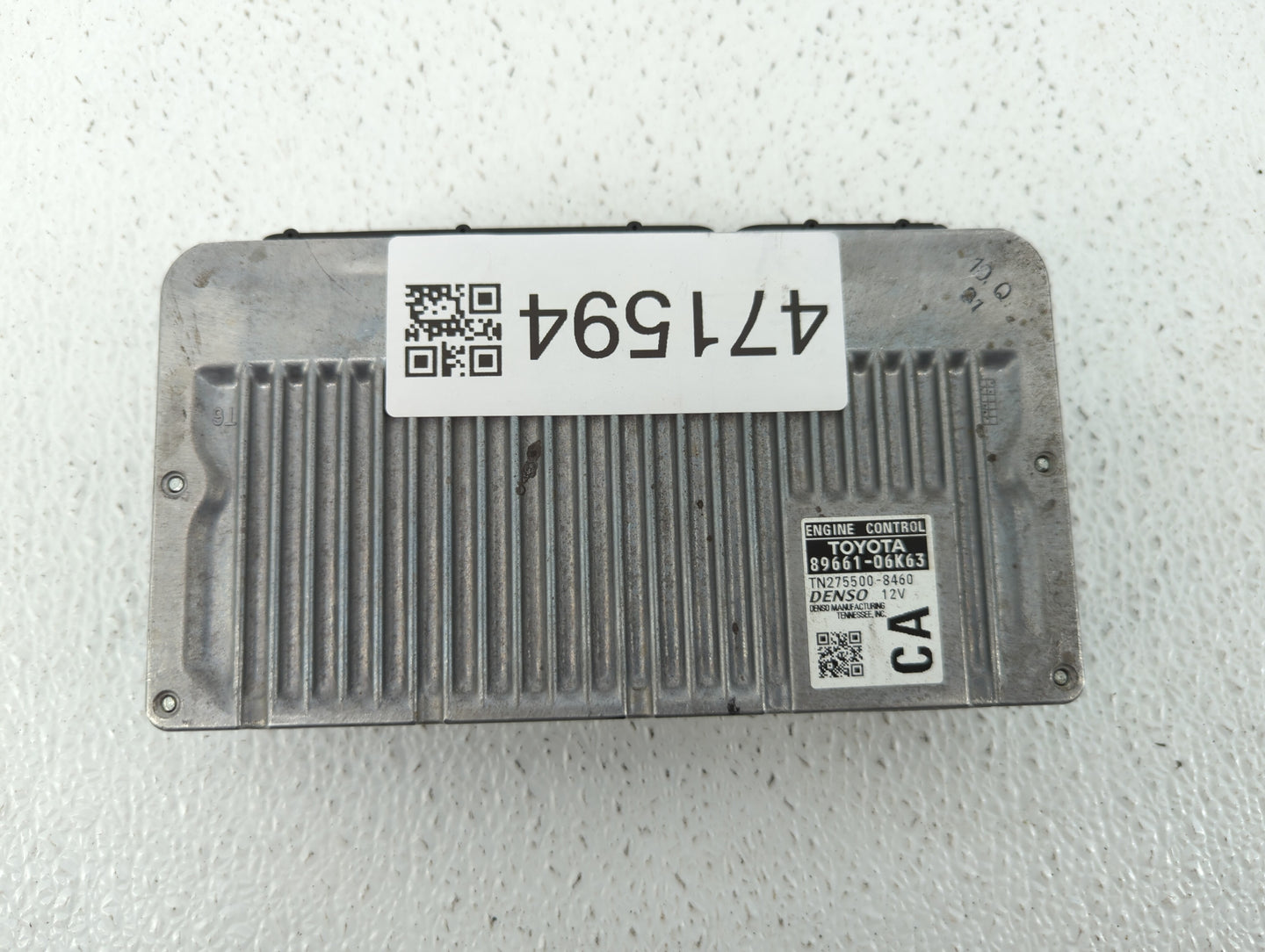 2012-2014 Toyota Camry PCM Engine Control Computer ECU ECM PCU OEM P/N:89661-06K80 89661-06K83 Fits Fits 2012 2013 2014 OEM 