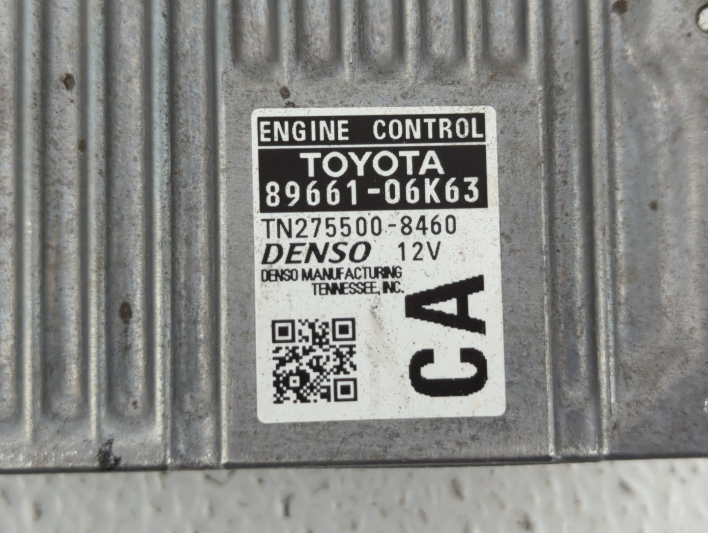 2012-2014 Toyota Camry PCM Engine Control Computer ECU ECM PCU OEM P/N:89661-06K80 89661-06K83 Fits Fits 2012 2013 2014 OEM 