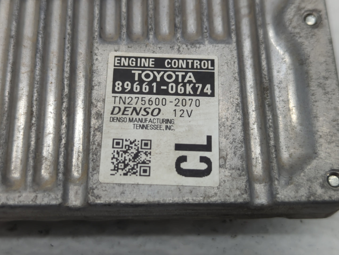 2012-2014 Toyota Camry PCM Engine Control Computer ECU ECM PCU OEM P/N:89661-06K74 89661-06K91 Fits Fits 2012 2013 2014 OEM 
