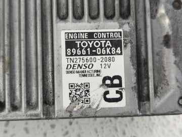 2014 Toyota Camry PCM Engine Control Computer ECU ECM PCU OEM P/N:89661-06K84 89661-06K64, 89661-06K83 Fits OEM Used Auto Parts