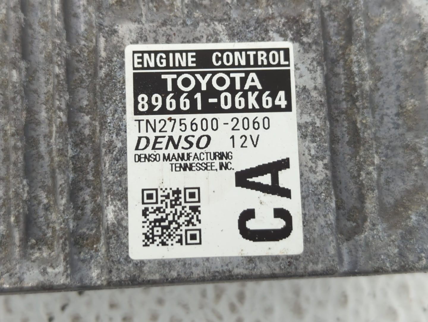 2012-2014 Toyota Camry PCM Engine Control Computer ECU ECM PCU OEM P/N:89661-06K64 89661-06K81 Fits Fits 2012 2013 2014 OEM 