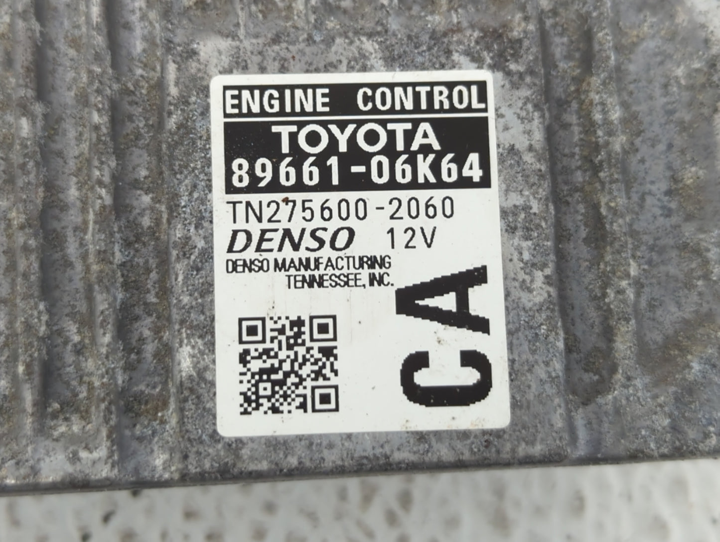 2012-2014 Toyota Camry PCM Engine Control Computer ECU ECM PCU OEM P/N:89661-06K64 89661-06K81 Fits Fits 2012 2013 2014 OEM 