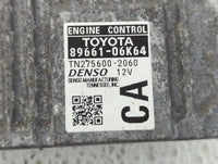 2012-2014 Toyota Camry PCM Engine Control Computer ECU ECM PCU OEM P/N:89661-06K64 89661-06K81 Fits Fits 2012 2013 2014 OEM 