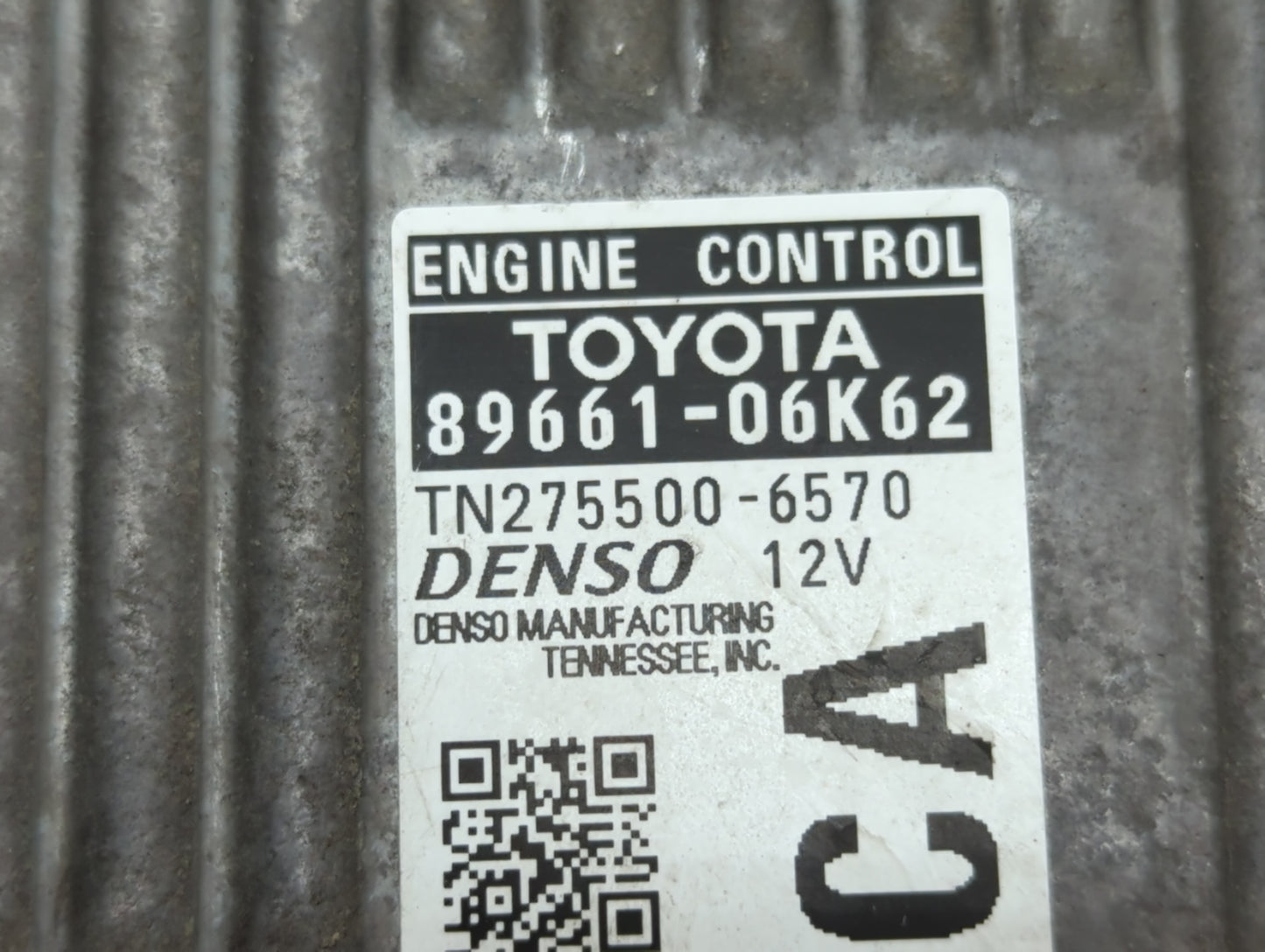 2012-2014 Toyota Camry PCM Engine Control Computer ECU ECM PCU OEM P/N:89661-06K74 89661-06K64 Fits Fits 2012 2013 2014 OEM 