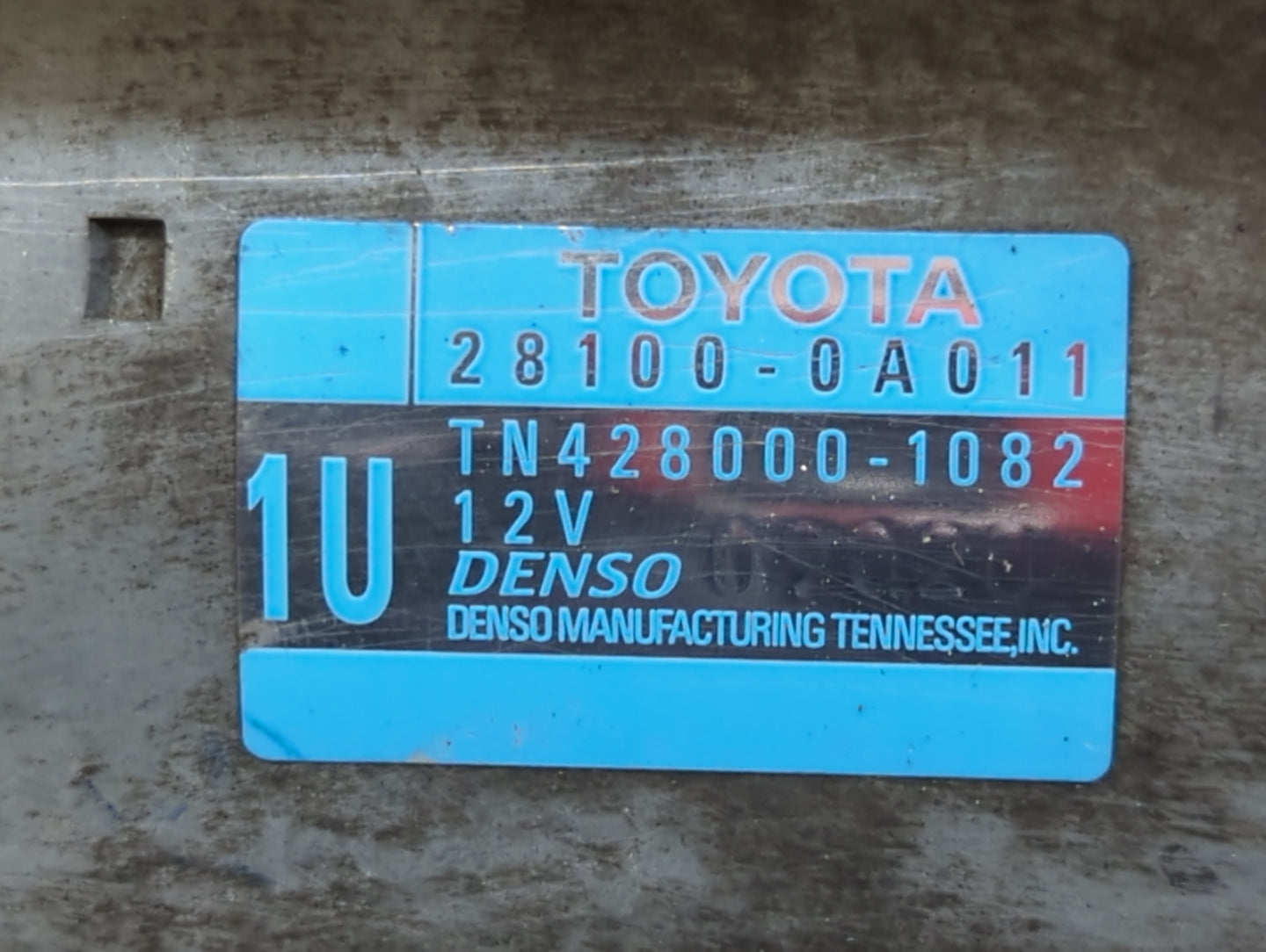 2004-2017 Toyota Camry Car Starter Motor Solenoid OEM P/N:TN428000-1082 28100-0A011 Fits OEM Used Auto Parts - Oemusedautopa