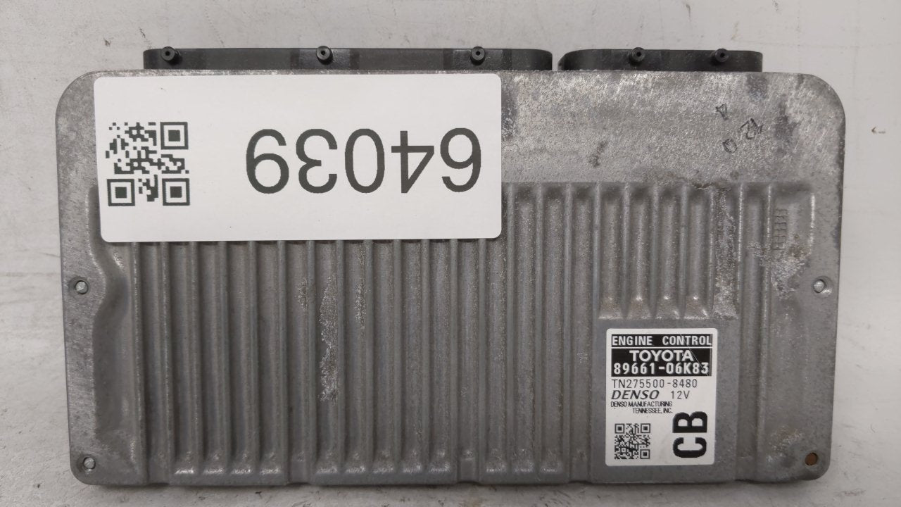 2014 Toyota Camry PCM Engine Control Computer ECU ECM PCU OEM P/N:89661-06K83 Fits OEM Used Auto Parts - Oemusedautoparts1.c