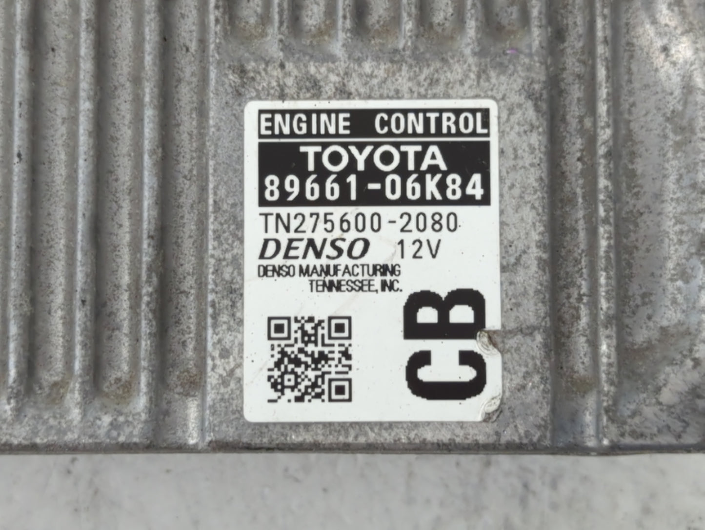 2014 Toyota Camry PCM Engine Control Computer ECU ECM PCU OEM P/N:TN275600-2080 89661-06K84 Fits OEM Used Auto Parts - Oemus