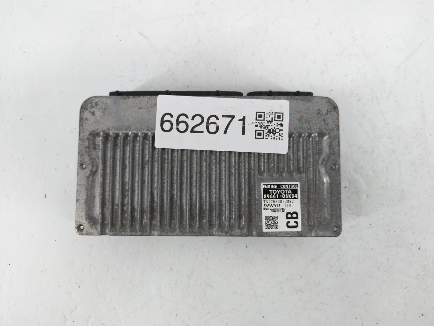 2014 Toyota Camry PCM Engine Control Computer ECU ECM PCU OEM P/N:TN275600-2080 89661-06K84 Fits OEM Used Auto Parts - Oemus