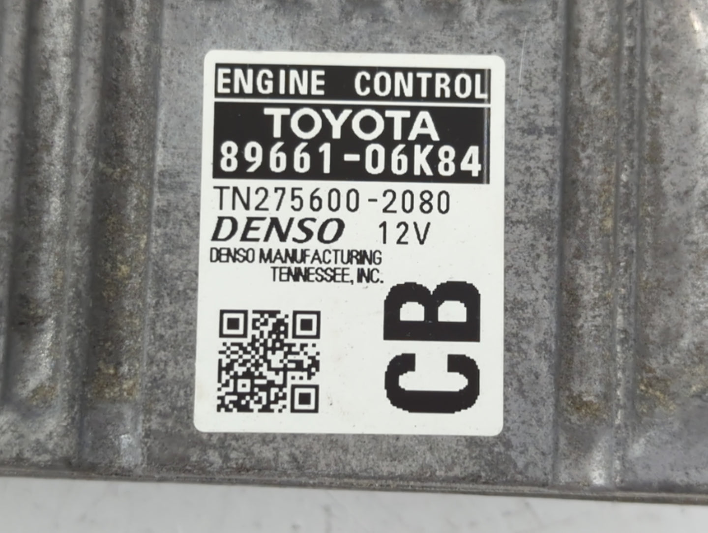 2014 Toyota Camry PCM Engine Control Computer ECU ECM PCU OEM P/N:TN275600-2080 89661-06K84 Fits OEM Used Auto Parts - Oemus