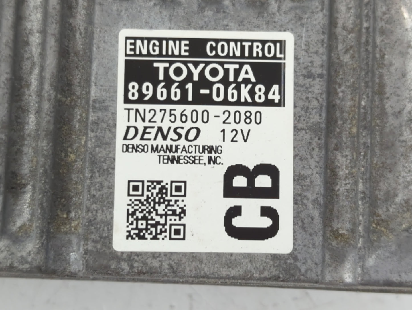 2014 Toyota Camry PCM Engine Control Computer ECU ECM PCU OEM P/N:TN275600-2080 89661-06K84 Fits OEM Used Auto Parts - Oemus
