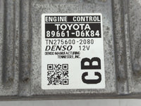2014 Toyota Camry PCM Engine Control Computer ECU ECM PCU OEM P/N:TN275600-2080 89661-06K84 Fits OEM Used Auto Parts - Oemus