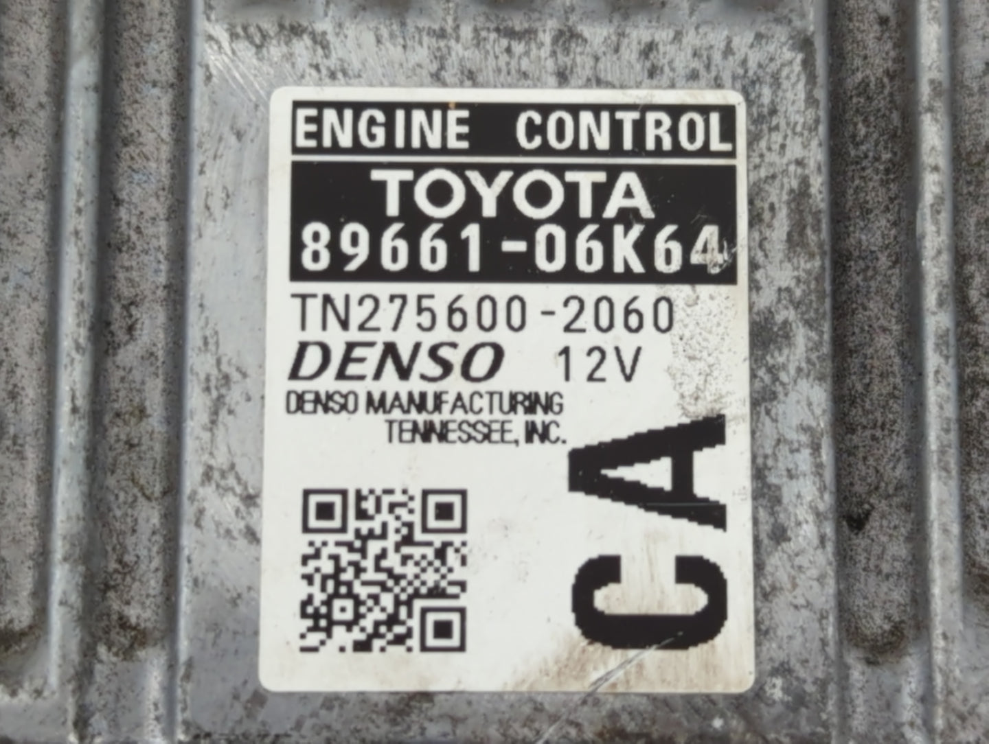 2012-2014 Toyota Camry PCM Engine Control Computer ECU ECM PCU OEM P/N:TN275600-2060 89661-06K64 Fits Fits 2012 2013 2014 OE