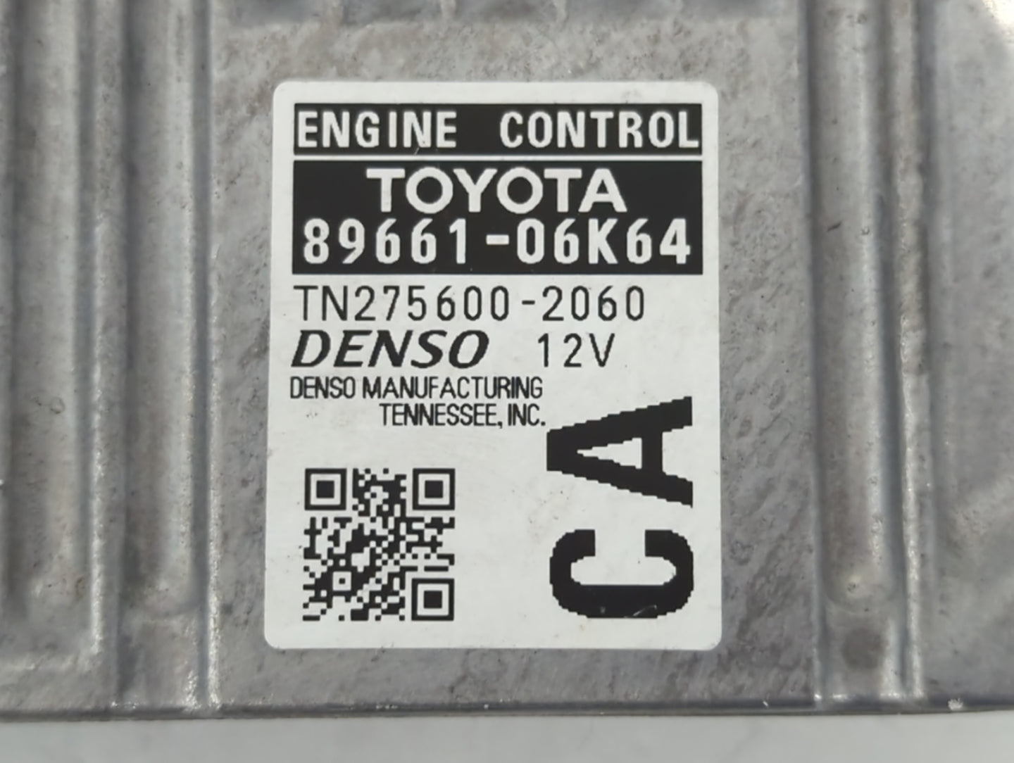 2012-2014 Toyota Camry PCM Engine Control Computer ECU ECM PCU OEM P/N:TN275600-2060 89661-06K64 Fits Fits 2012 2013 2014 OE