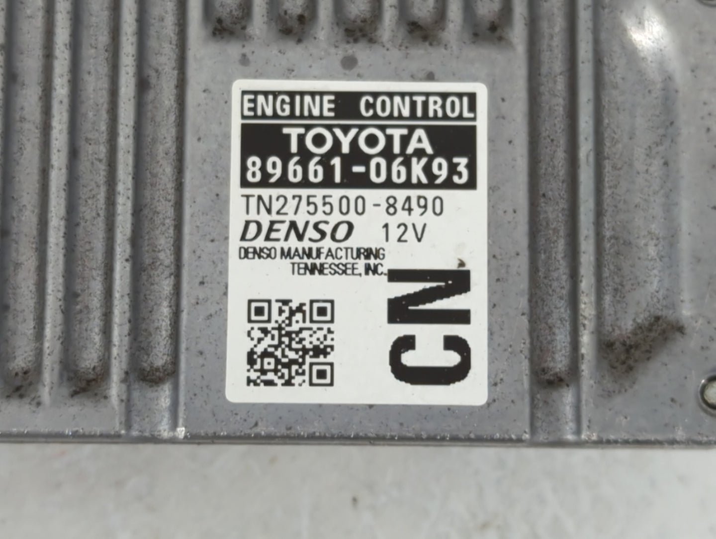 2012-2014 Toyota Camry PCM Engine Control Computer ECU ECM PCU OEM P/N:TN275500-8490 89661-06K63 Fits Fits 2012 2013 2014 OE