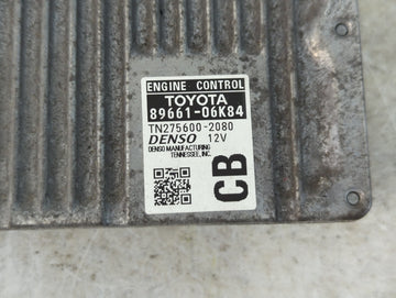 2014 Toyota Camry PCM Engine Control Computer ECU ECM PCU OEM P/N:89661-06K84 TN275600-2060, 89661-06K64 Fits OEM Used Auto Parts