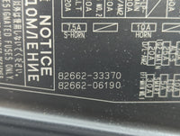 2012-2017 Toyota Camry Fusebox Fuse Box Panel Relay Module P/N:82662-06190 82662-33370 Fits Fits 2012 2013 2014 2015 2016 20