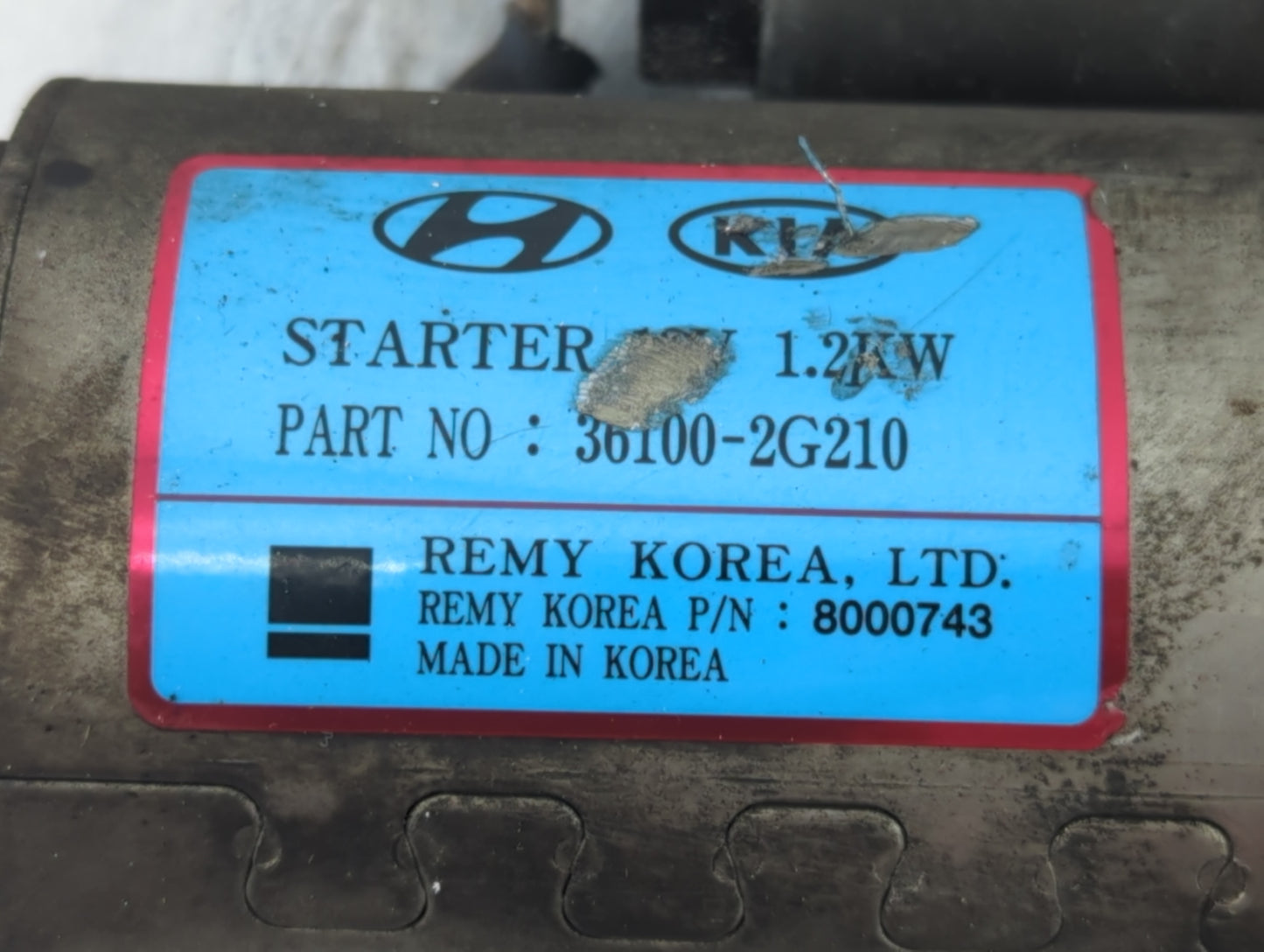 2004-2017 Toyota Camry Car Starter Motor Solenoid OEM P/N:36100-2G210 Fits OEM Used Auto Parts - Oemusedautoparts1.com