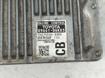 2014 Toyota Camry PCM Engine Control Computer ECU ECM PCU OEM P/N:TN275500-8480 89661-06K83 Fits OEM Used Auto Parts