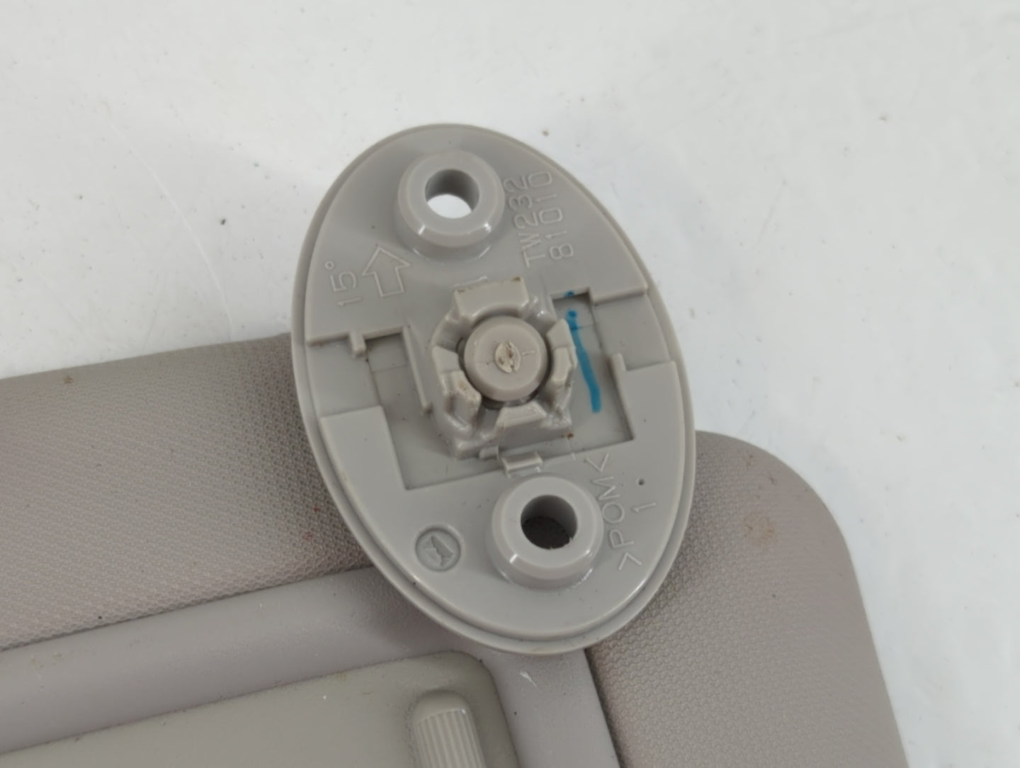 2014-2016 Toyota Corolla Sun Visor Shade Replacement Passenger Right Mirror Fits Fits 2014 2015 2016 OEM Used Auto Parts - O